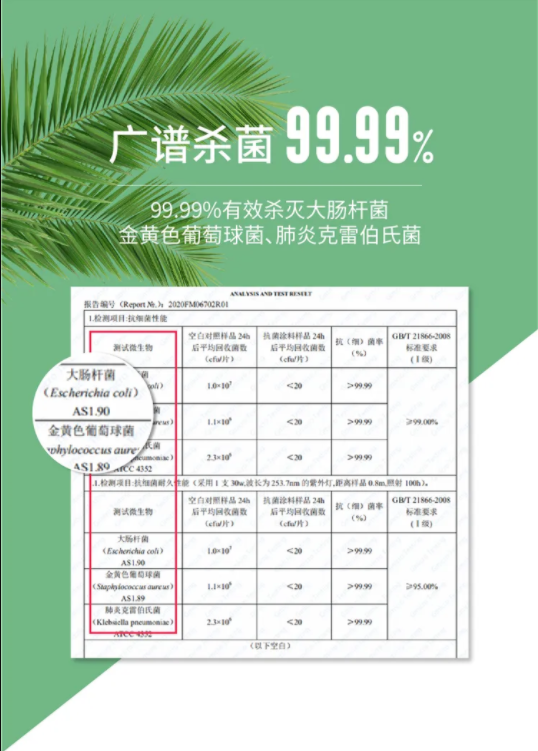 國內外雙認證 | 萬磊首款電商專供的生物基涂料，抗菌抗病毒還祛甲醛！